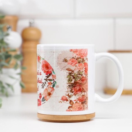Sublimation mug “Tender and caring mother!”, Approaching-1