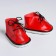 Boots for the doll "Eligations", the length of the sole: 7.5 cm, 1 pair, red color