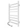 The electric heated towelputor "Sanprise" Contour P8, 400x800 mm, left/right, chrome