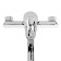 Bath mixer Zein Z4116, single -leaf, watering can 5 modes, hose, holder, chrome