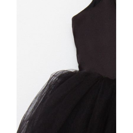 Платье для девочки MINAKU: PartyDress цвет чёрный, рост 128-9