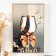 Klyuchnitsa Plastic, MDF 3 Hook "Festive glass" Rhinestones, gold 19.3x1.8x29 cm