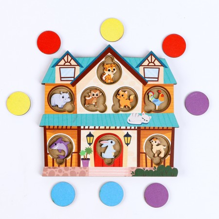 Puzzle "Hide and hide in the house"-3