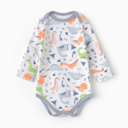 Body Children, white color/dinosaurs, height 62 cm
