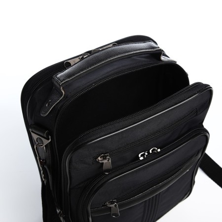 Male bag, black color-4