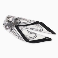 Women's scarf minku rr 70*70 cm, col. grey
