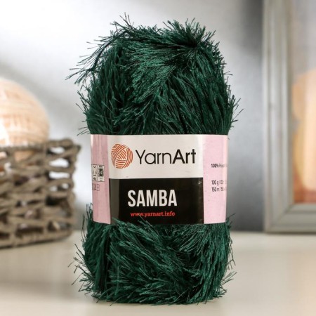 Samba yarn 100% polyester 150m/100g (590 emerald)