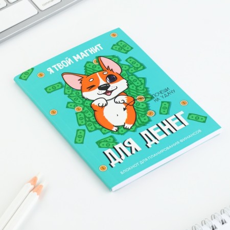 Notepad for finance planning "I am your magnet for money"-1