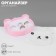 Organizer for jewelry "Casket Bear" 8 seats, plastic, 10.5 × 10 × 3 cm, pink color