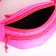 Lightning waist bag, 2 pockets, pink color