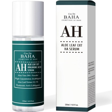 Concentrated face serum Cos de Baha, with aloe vera extract and hyaluronic acid, 120 ml
