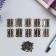 The loop is the overhead opening angle of 180 degrees + nails. set 10 pcs 2x1.7 cm