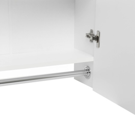 Bathroom cabinet with a barbell, white, 70 x 60 x 20 cm-4