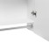 Bathroom cabinet with a barbell, white, 70 x 60 x 20 cm
