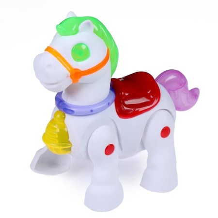 Horse "Friends", light and sound effects, works from batteries, mix-4