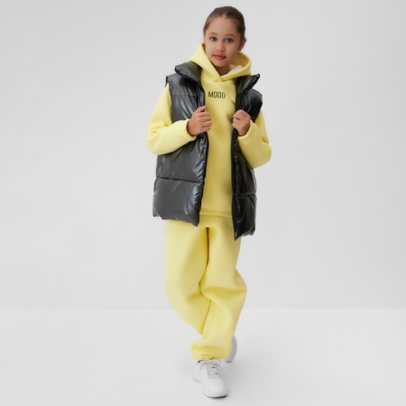 Wittance for children's minku, gray color, height 134 cm-3