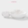 Menzhitsa Porcelain shares "Bear", 400 ml, 19 × 13.5 cm, 3 cells, white color