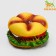 Brying "huge burger" for dogs for dogs, 13 cm