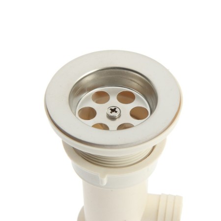 Siphon for washing Accoona A469-1, 1 1/2 ", D = 70 mm, with overflow, with corrugation-6