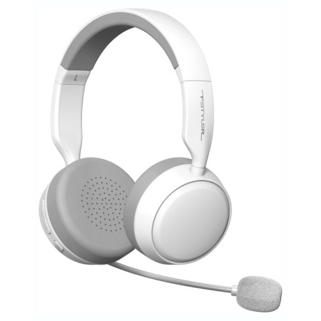 Headphones with A4Tech BH230 Microphone White/Gray Monitor BT Belief (BH230 White)-9
