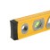 Level aluminum magnetic tundra, milled, ergonomic pens, 3 eyes, 600 mm