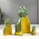 Souvenir Ceramics "Family Frogsat" set 3 pcs 16.5x11.8x9 cm