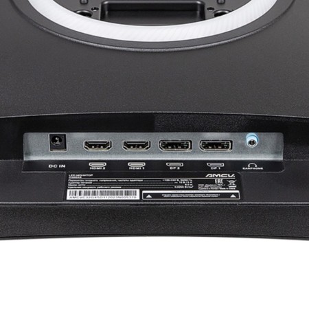 Монитор AMCV C32GX5, 32", VA, 2560×1440, 165Гц, 1 мс, Curved, HDMI, DP, чёрный-13