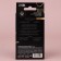 Plane Black Flying Nails, 24 pcs, adhesive plates, square shape, glossy color black
