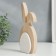 Souvenir tree, ceramics "White Bunny" 21x3x9.3 cm
