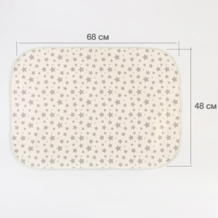 Follow oil oilcloth 48x68 cm, with PVC, with a edging, with a pattern-1