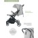 Stroller walking children's indigo trip, gray color