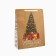 Package Gift New Year's craft vertical “Happy New Year”, Christmas tree, l 31 x 40 x 11.5 cm, new year