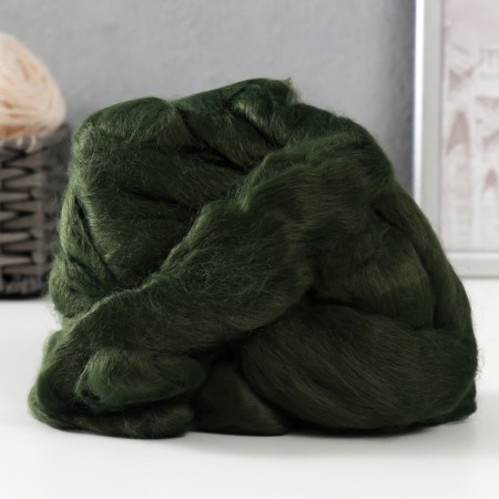 Fasting wool 100% viscose 50g (13 dark olive)