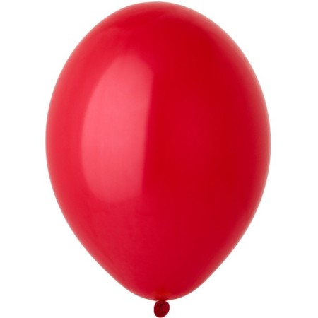 Latex ball 14 ", pastel, set 50 pcs., Red