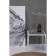Tumbling table 1, 400x400x400, white Muar/Metropolitan Gray