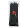 Clot of nylon tundra Krep for screed, 7.6x350 mm, black, in packaging 100 pcs.