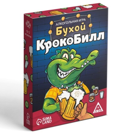 Board Game "Buhoy Crocobill", 30 cards, 18+-4