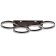 Causteen with PDU 1502/4 LED 160W 3000-6000k Dimmer Coffee 98x30x17 cm Bayerlux