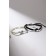 Bracelets "Demetrons" yin-yang, thick thread, black and white color
