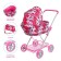 Stroller for dolls, universal, with a basket, with a bag