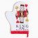 Kitchen set "King, mittens"-a capture of 20x28 cm, a wooden hammer