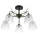 Chandelier "Charlene" 5he27 40w Black-Latun 51x51x29 cm Bayerlux