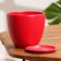 Flower pot "Color Gam" red, 0.6 liters