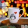Porcelain share mug "Penguin", 350 ml, white color