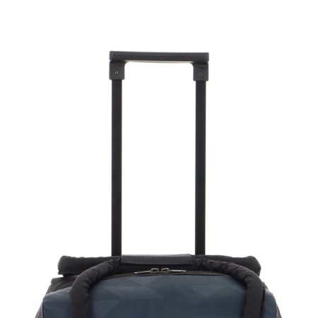 Small suitcase 20 ", a road bag with a zipper, black color-4