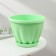Pot for flowers with the Podon "Noble", 2 l, d = 18 cm, green color