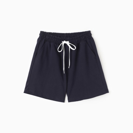 Women's shorts, dark blue color, size 46
