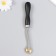 Suture marker wood, metal needle type, black handle 17.5 cm