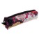 Penal soft, 1 compartment, quadro, 50 x 210 mm, Erich Krause, Bouquet, Pink 52173