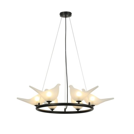 Ceiling light Gerhort G31213/6BK WT, 6x20W, G9, 120x75x75 cm, black color